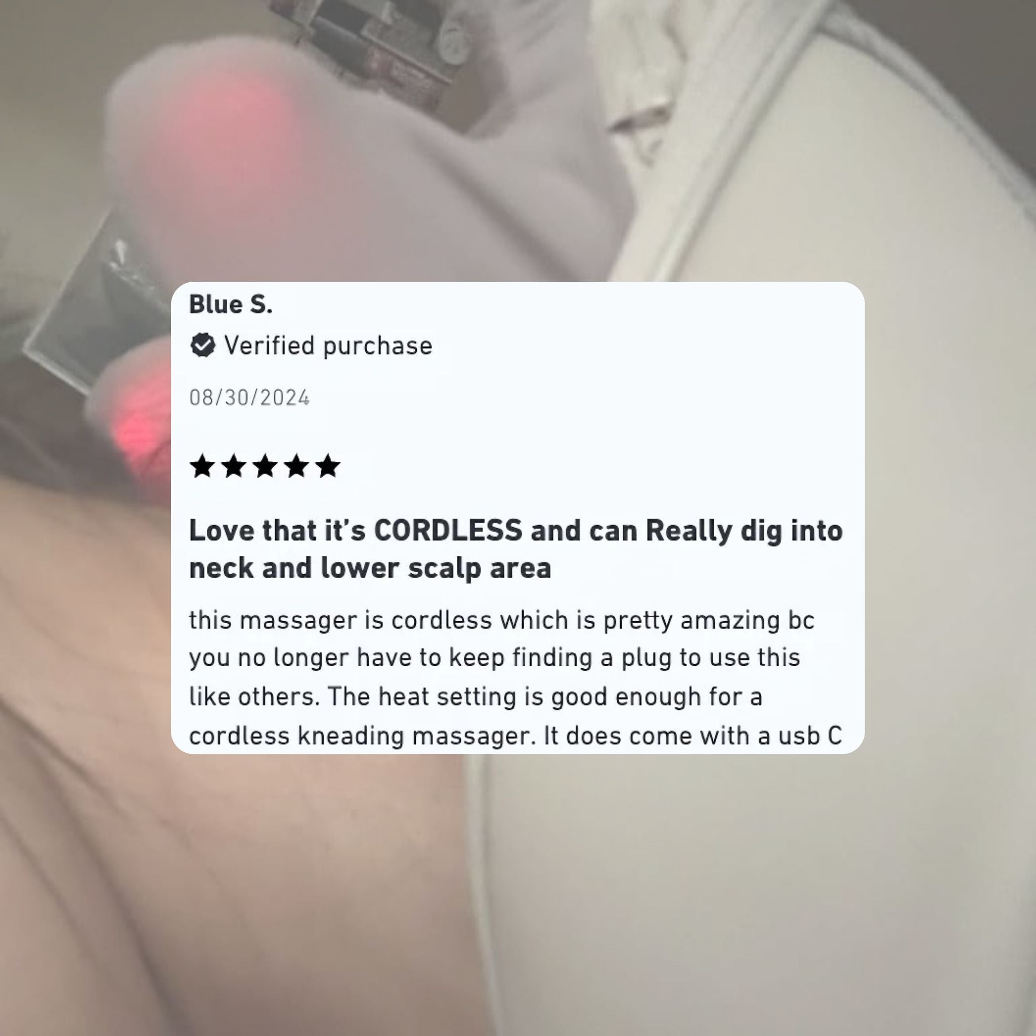 Cordless Neck Massager