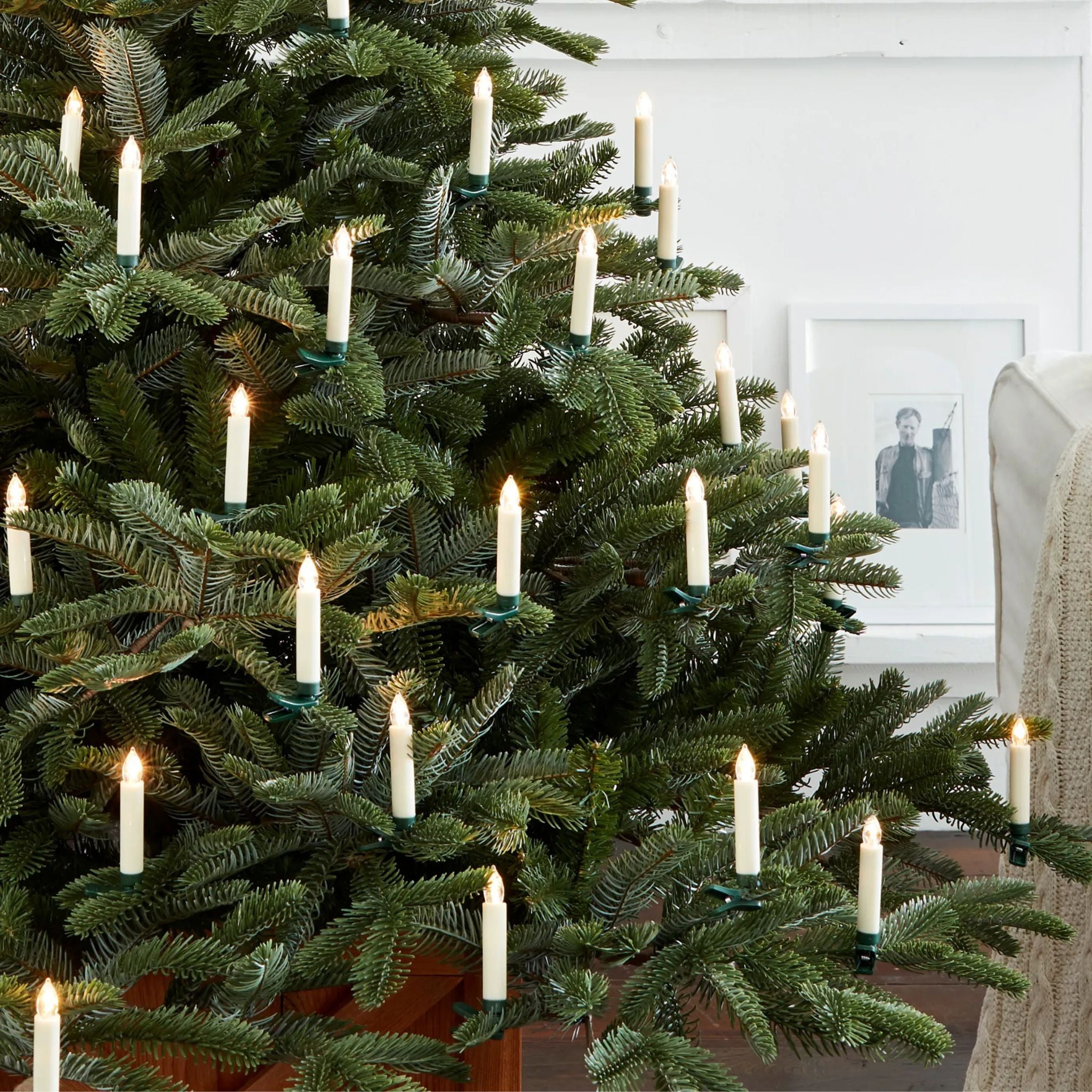 Christmas Tree LED Candles - Set of 10