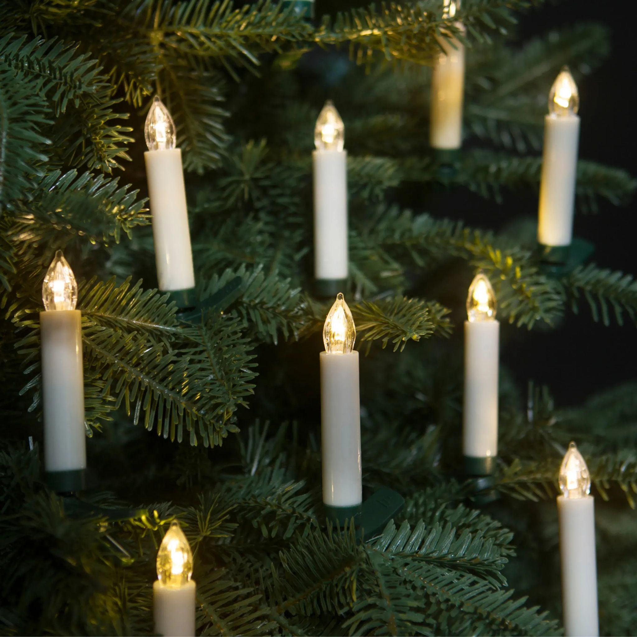 Christmas Tree LED Candles - Set of 10