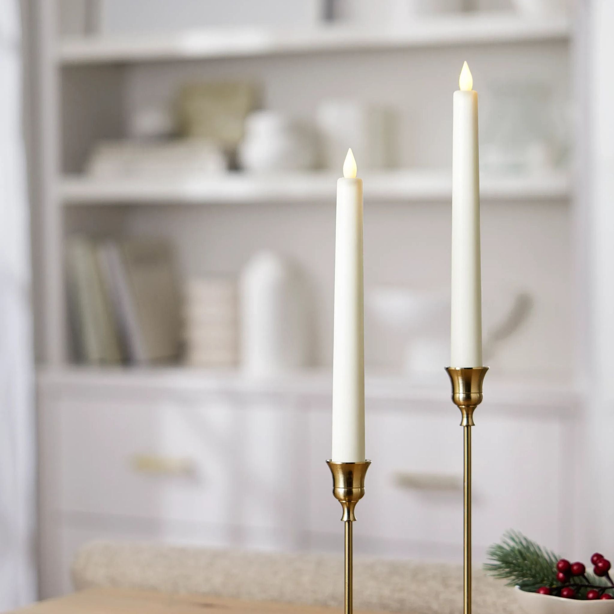 Heritage Flameless Taper Candles